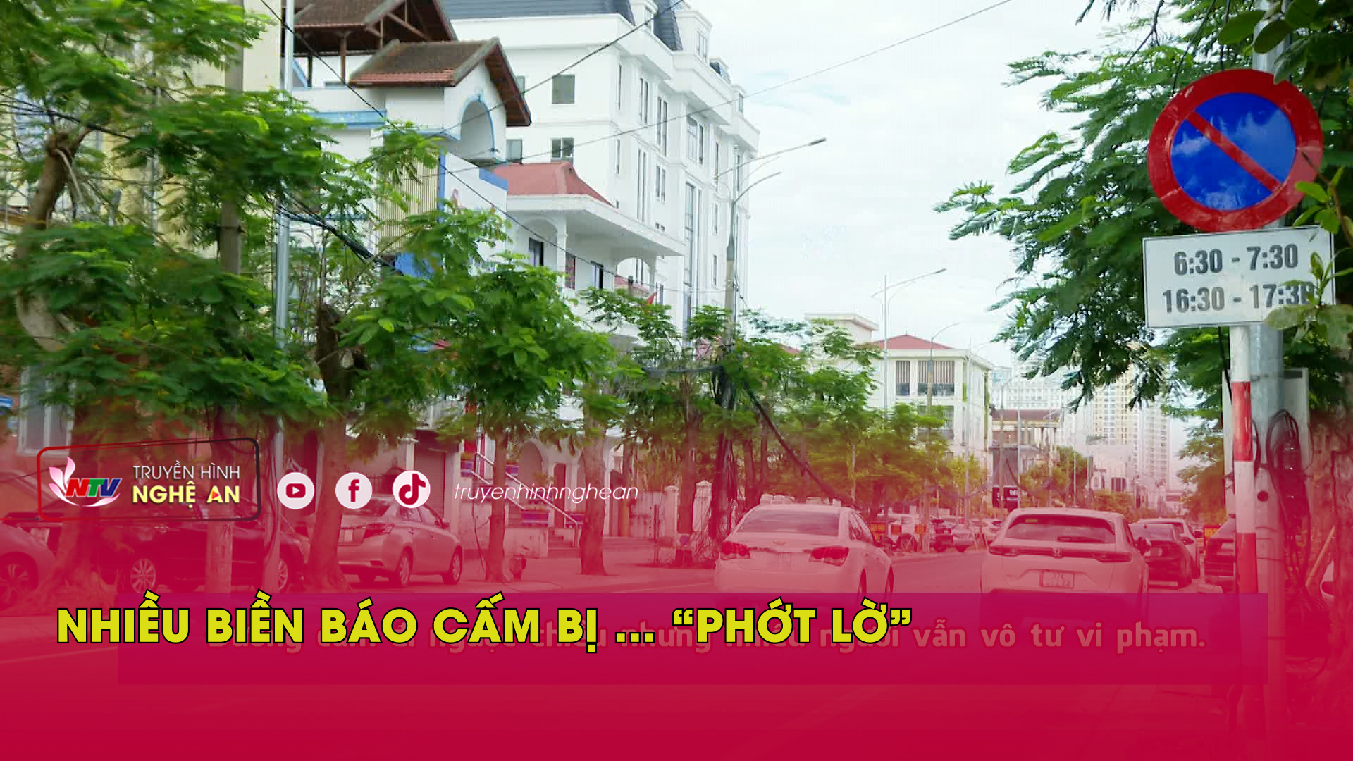 Nhiều biển báo cấm bị … “phớt lờ”