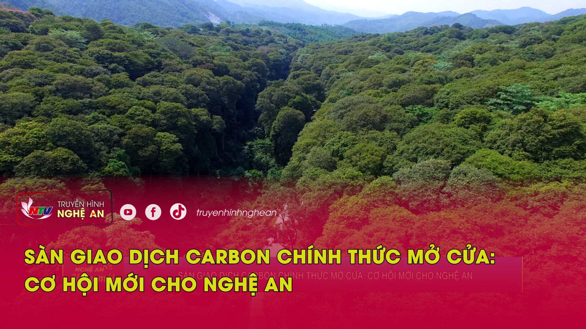 Sàn giao dịch carbon chính thức mở cửa: Cơ hội mới cho Nghệ An