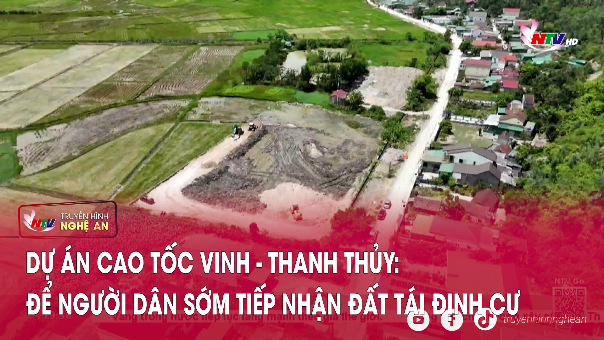 Dự án cao tốc Vinh - Thanh Thủy: Để người dân sớm tiếp nhận đất tái định cư