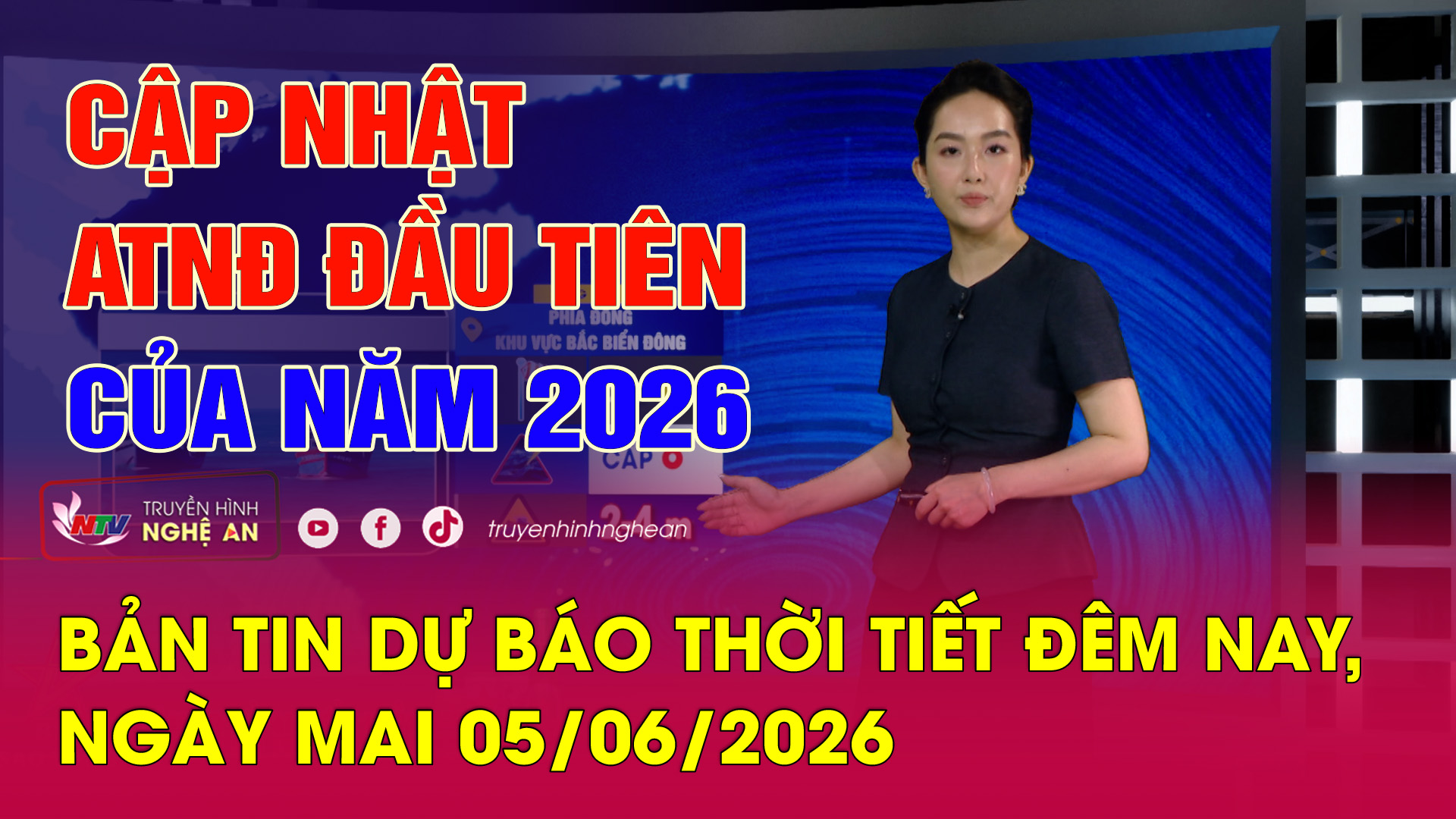 Dự báo thời tiết đêm nay, ngày mai - 05/06/2026