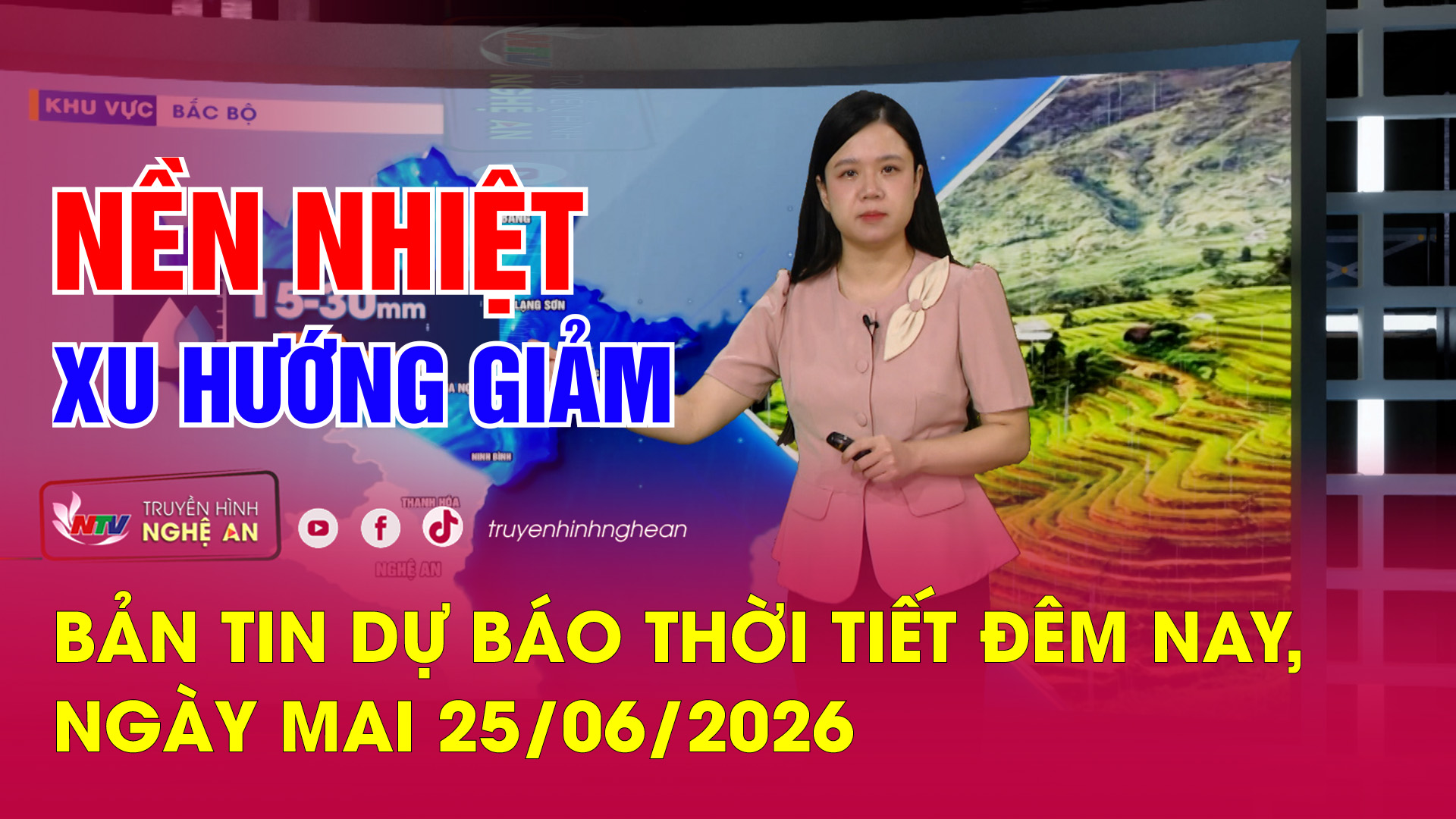 Dự báo thời tiết đêm nay, ngày mai - 25/06/2026