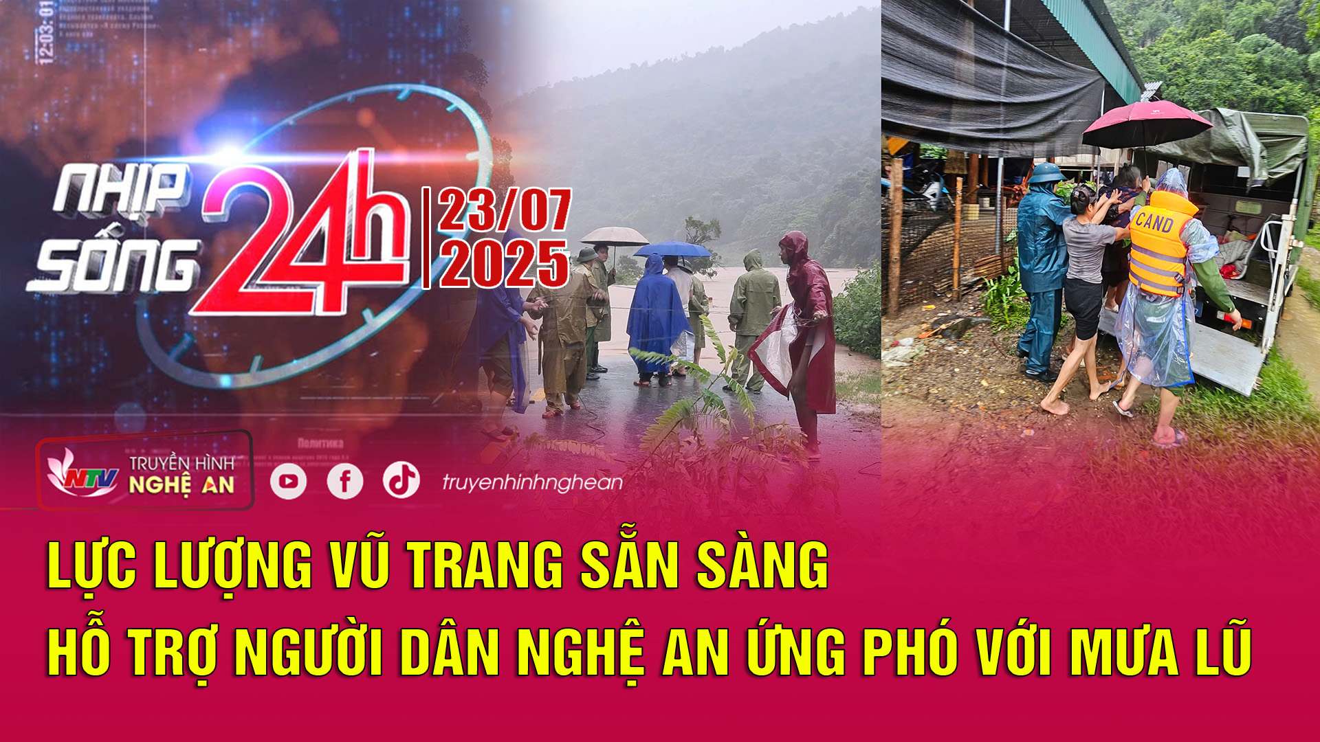 Bản tin Nhịp sống 24h - 23/07/2025
