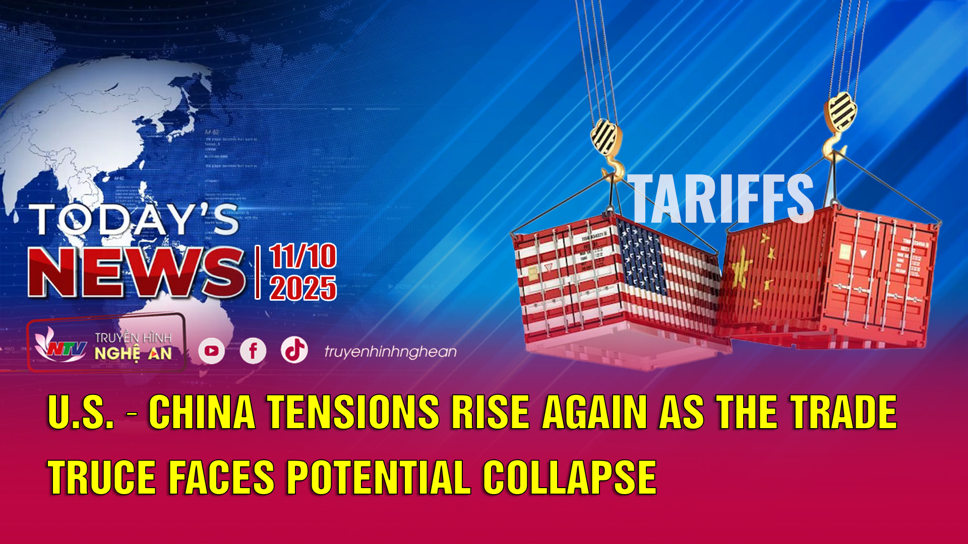 Today's News 11/10/2025: U.S.-China tensions rise again as the trade truce faces potential collapse