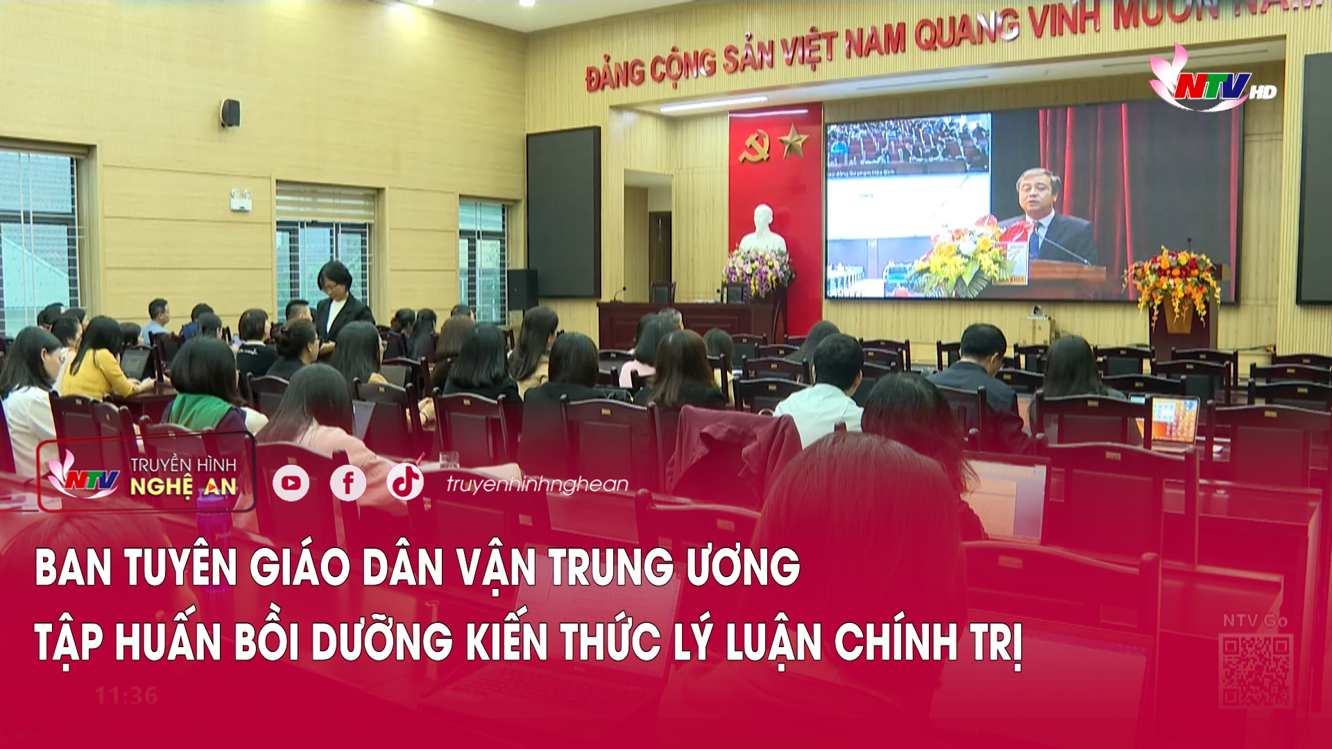Ban Tuyên giáo Dân vận Trung ương tập huấn bồi dưỡng kiến thức lý luận chính trị