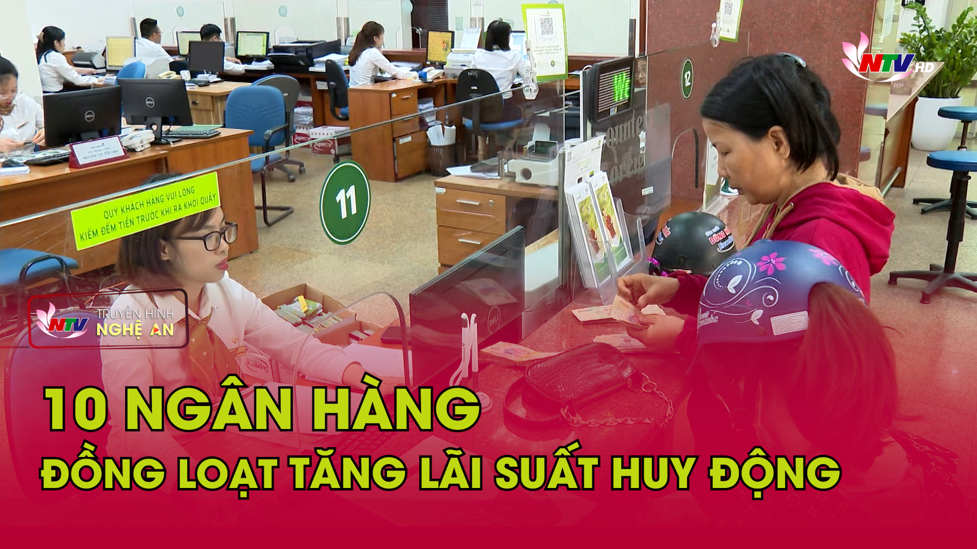 10 ngân hàng đồng loạt tăng lãi suất huy động