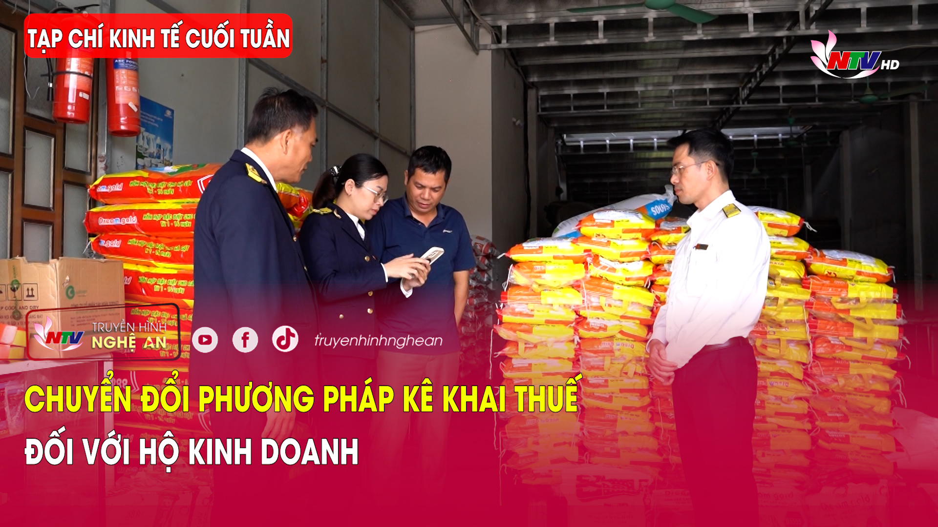 Tạp chí kinh tế cuối tuần: Chuyển đổi phương pháp kê khai thuế đối với hộ kinh doanh