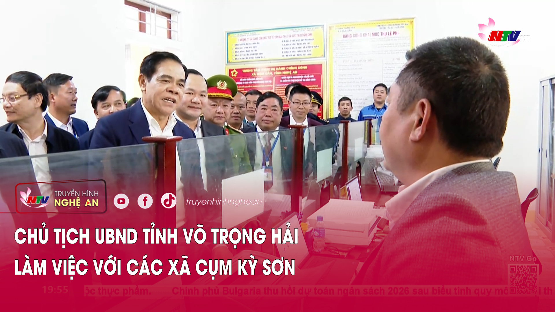Chủ tịch UBND tỉnh Võ Trọng Hải làm việc với các xã cụm Kỳ Sơn