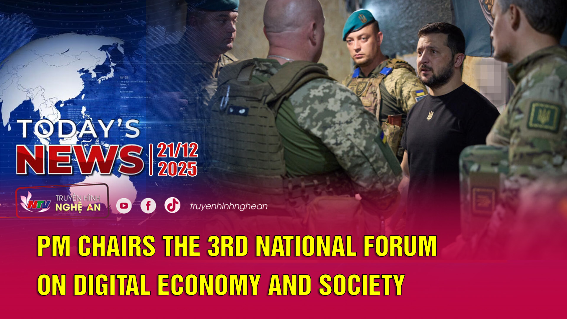 Today's News - 21/12/2025:  Zelensky leaves open the possibility of withdrawing troops from Donetsk