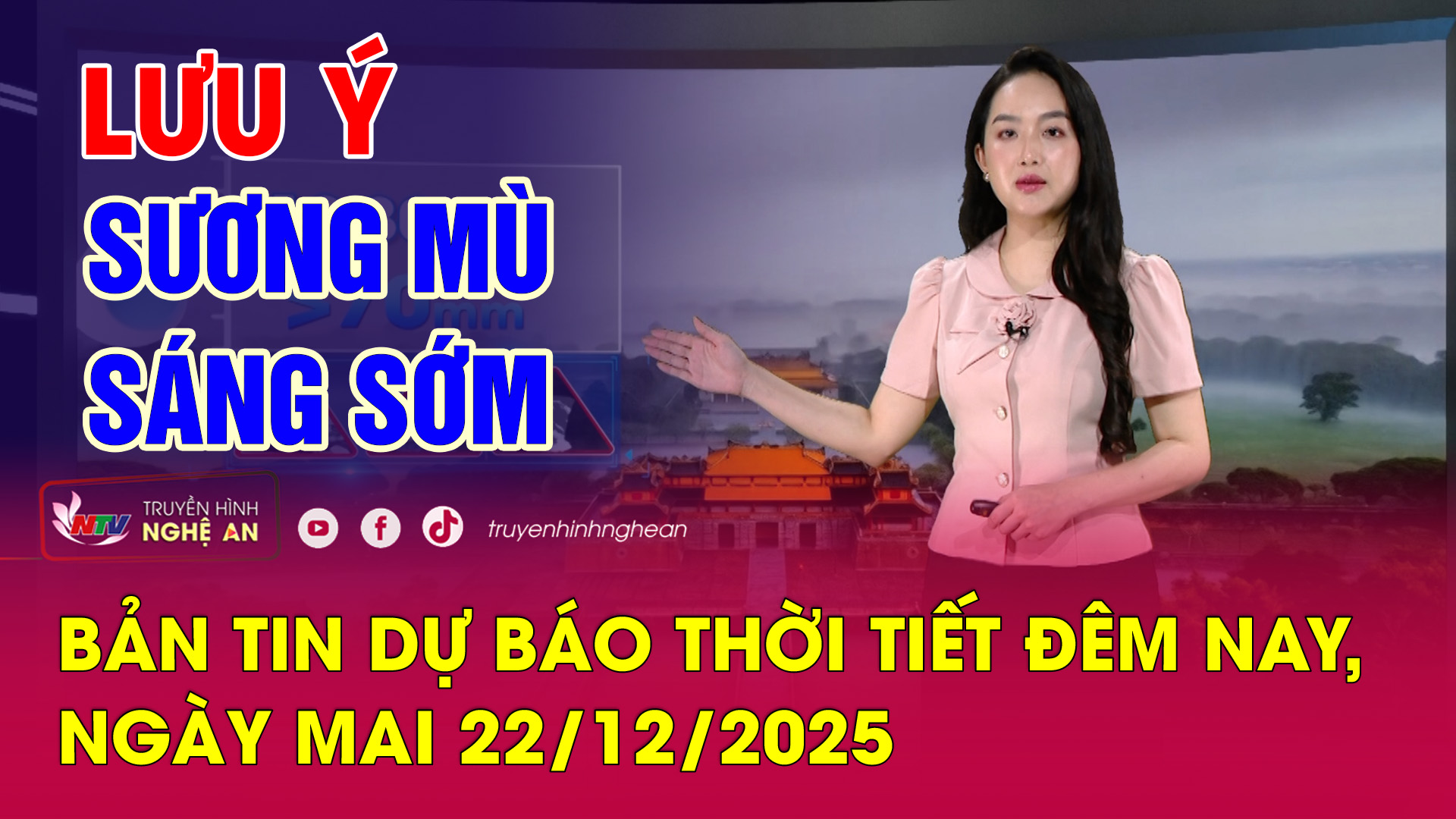 Bản tin Dự báo thời tiết đêm nay, ngày mai 22/12/2025