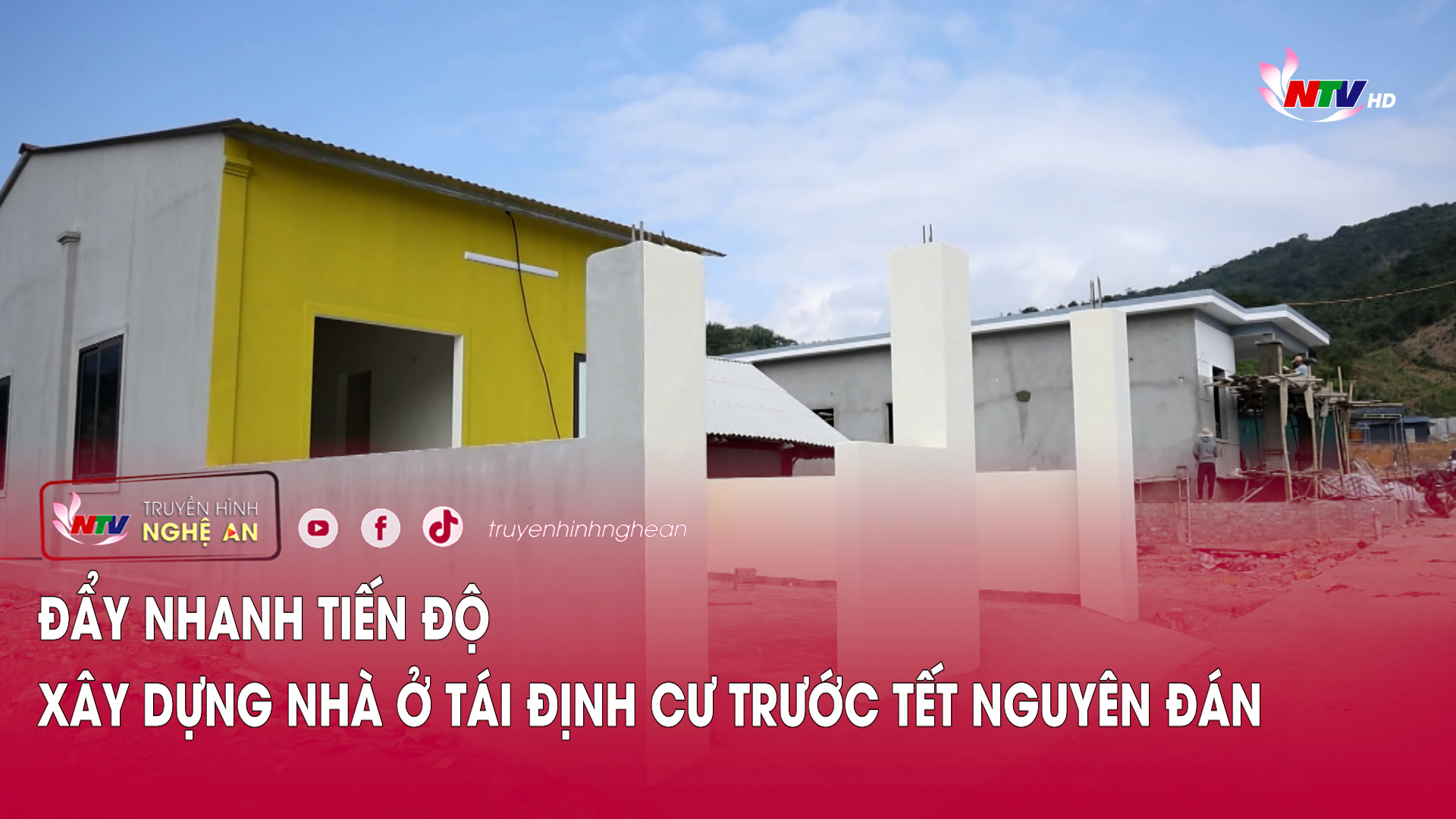 Đẩy nhanh tiến độ xây dựng nhà ở tái định cư trước Tết Nguyên đán