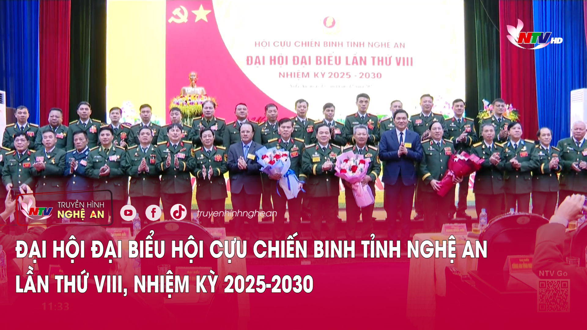 Đại hội đại biểu Hội Cựu chiến binh tỉnh Nghệ An lần thứ VIII, nhiệm kỳ 2025-2030