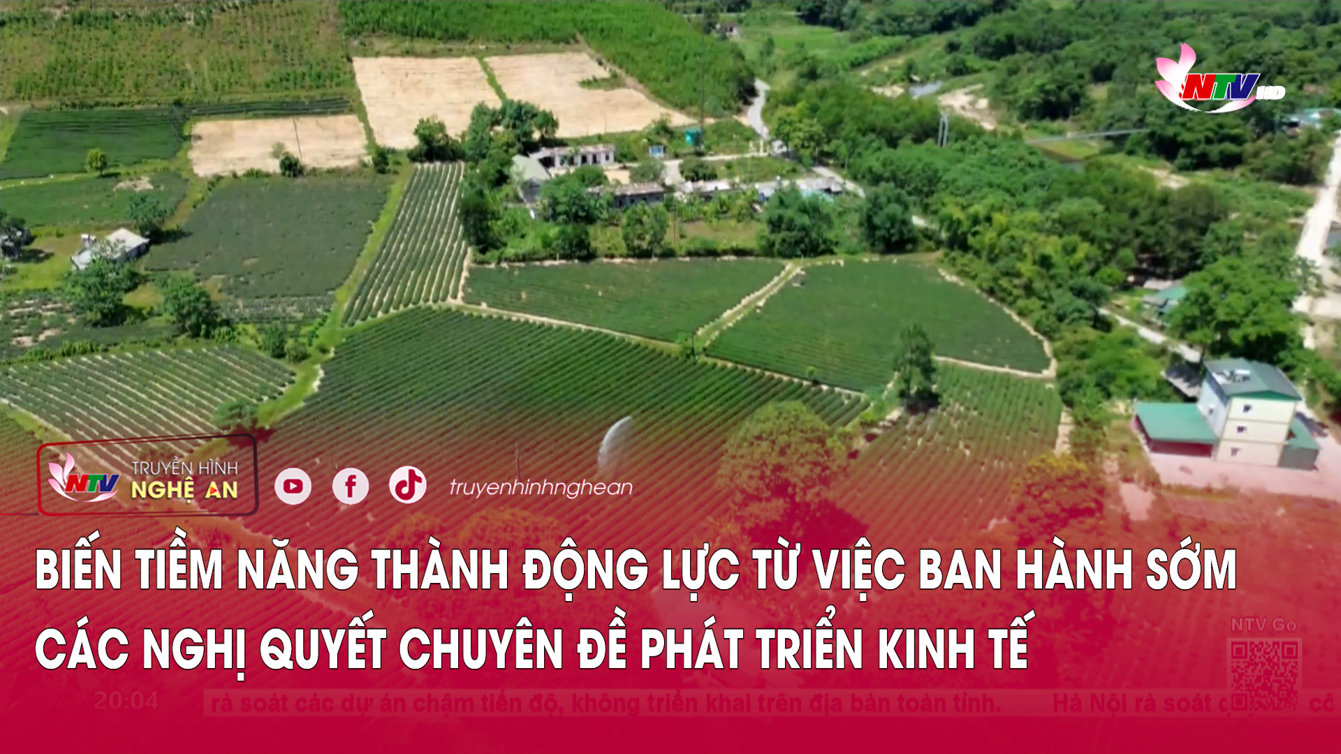 Biến tiềm năng thành động lực từ việc ban hành sớm các nghị quyết chuyên đề phát triển kinh tế