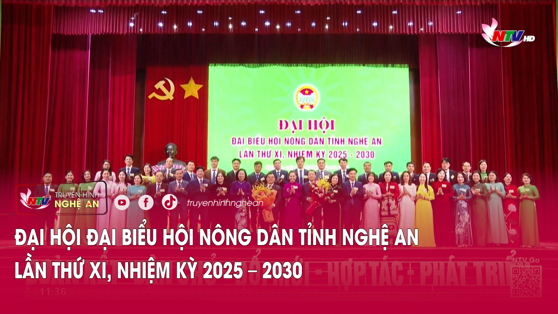 Đại hội đại biểu Hội Nông dân tỉnh Nghệ An lần thứ XI, nhiệm kỳ 2025 – 2030